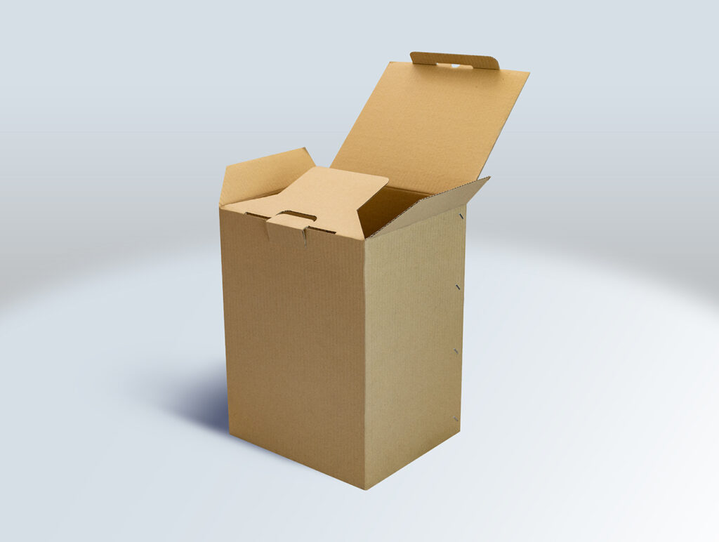 نمای داخلی کارتن ته قفلی
