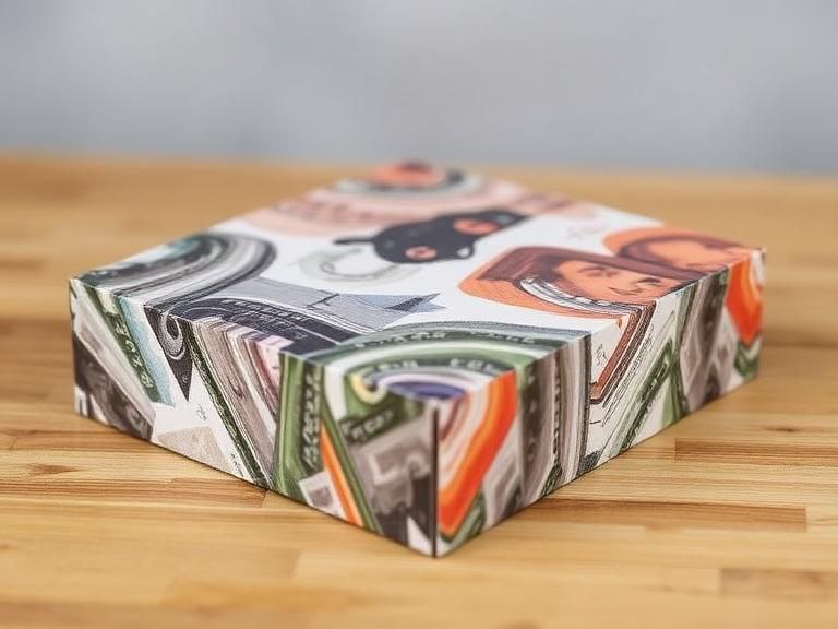 تصویر لوگوی برند روی کارتن‌ های چاپ شده