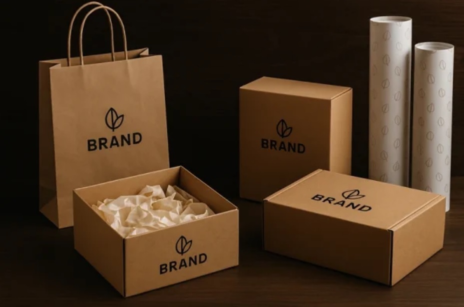 تصویر فرآیند خشک شدن جوهر روی کارتن